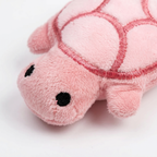 Mini Turtle Plush Chew Toy - texture detail
