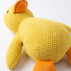 Stomping Duck dog toy - fabric detail
